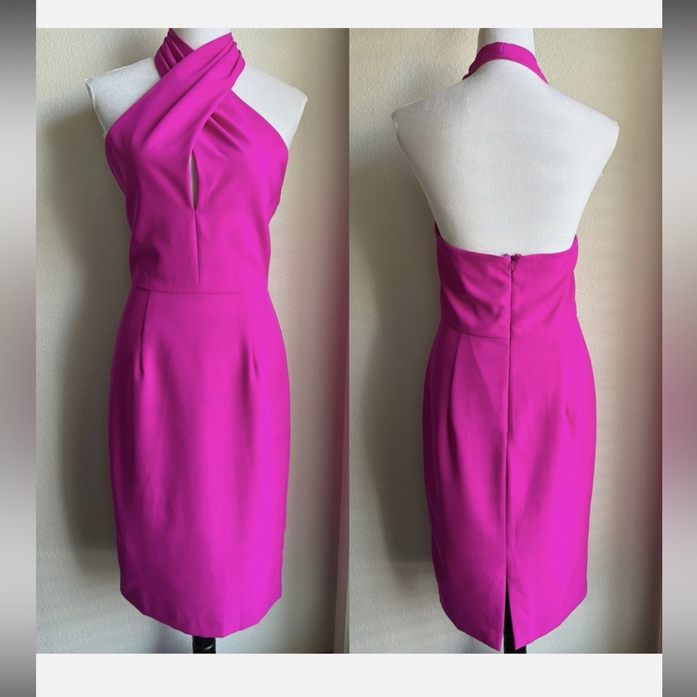 Black Halo Samara Sheath Halter Dress - Picture 5 of 5